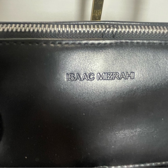 Isaac Mizrahi for Target Black Floral Handbag Satchel. Velvet. Embroidered rose - Picture 3 of 12